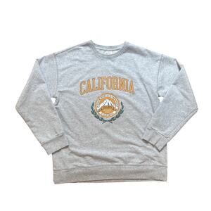 Wild Fable light gray California crew oversized sweater‎ SIZE XXL